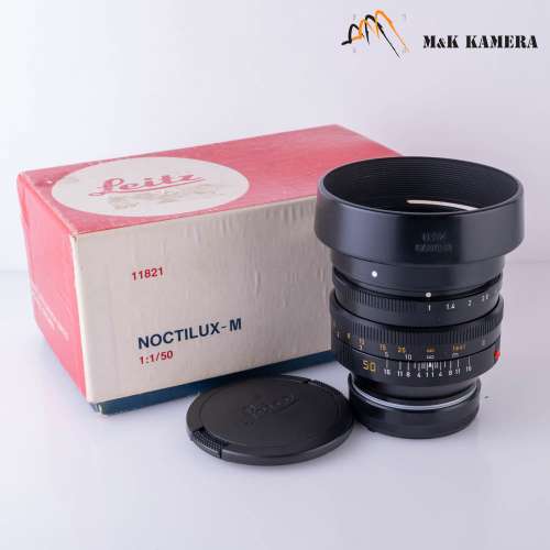 傳說中的夜神連包裝Leica Noctilux-M 50mm F/1.0 E60 II boxed 11821 #69876