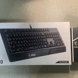 MSI GK20鍵盤及GM80鼠標