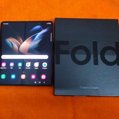 99%新 Samsung Z Fold 4 12+256GB  香港行貨,有單保養至2024年3月