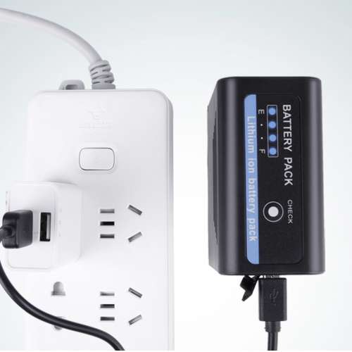 大容量鋰電池補光燈用 Battery Pack for SONY NP-F980U 6600mAh