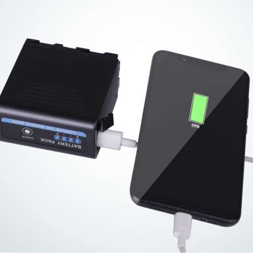 大容量鋰電池補光燈用 Battery Pack for SONY NP-F980U 6600mAh