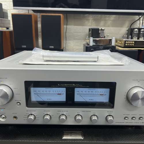 日本原廠LUXMAN/力士 L-505U 合併功放機 跟原装遥控 说明书