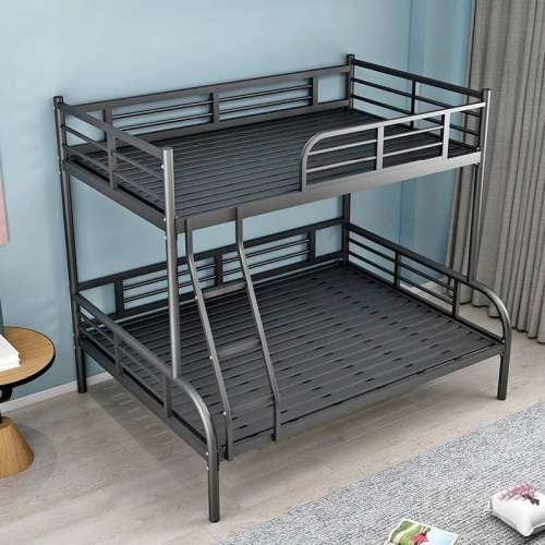 Double -layer iron shelf bed