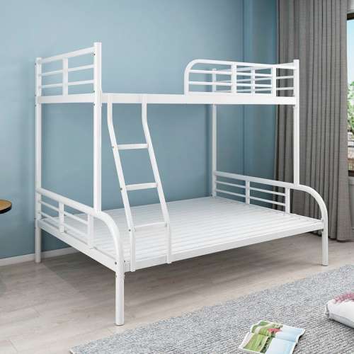 Double -layer iron shelf bed