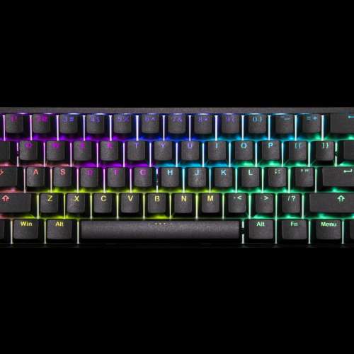 新淨全正常 Vortex RGB POK3R 60% Cherry MX Blue Mechanical Keyboard 紅軸 機械式...