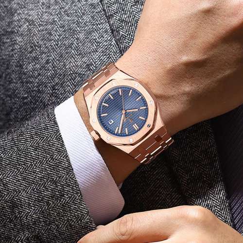 SL79 防水時尚商務潮流夜光日曆男士手錶