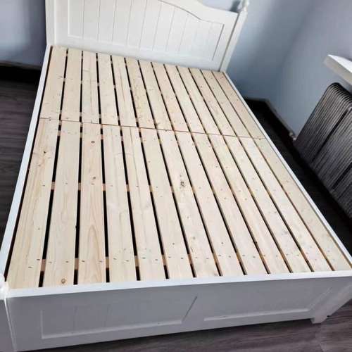 Black desknew Finland imported solid wood storage bed