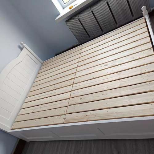 Black desknew Finland imported solid wood storage bed