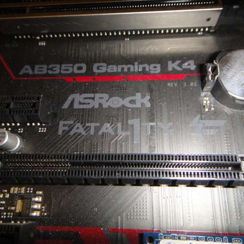 AsRock Fatal1ty AB350 Gaming K4 ATX主機板 Socket AM4
