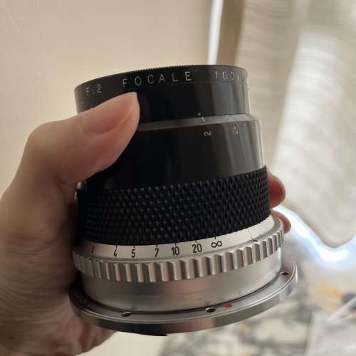 Kinoptik 100mm f2 in hasselblad mount