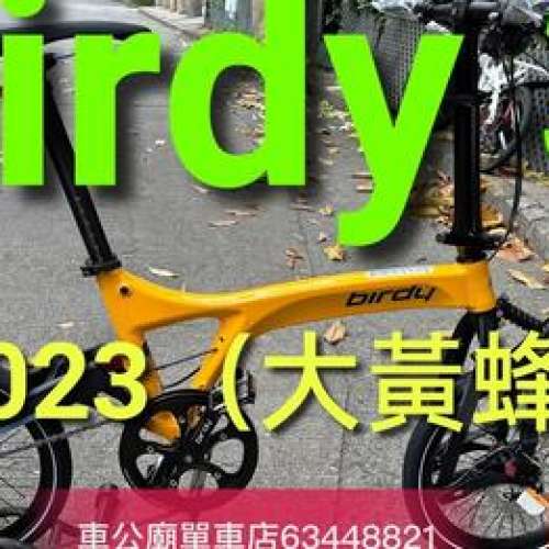 2023 臺灣車展新色！ Birdy3 Standard 9速 大黃蜂（MATT BLACK/GLOSSY）（黃+黑）