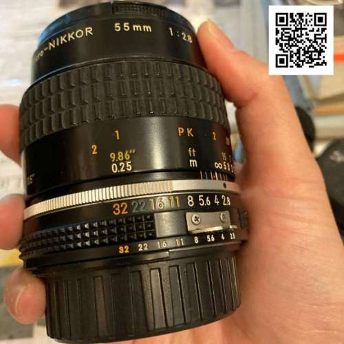 Repair Cost Checking For Nikon 55mm f/2.8 Macro Lens Crash 抹鏡、光圈維修、重...