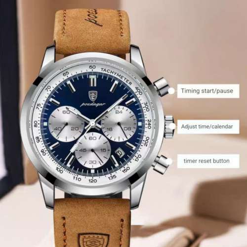 [有現貨] SL77 多功能防水全自動機械休閒商務學生日曆男士手錶