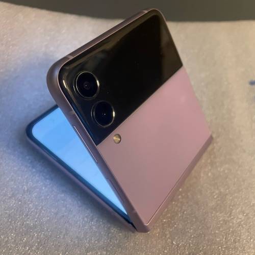 Samsung 三星Z flip 3 (F711U) purple 紫色摺機有中文