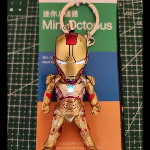 發光八達通-iron man鎖匙扣