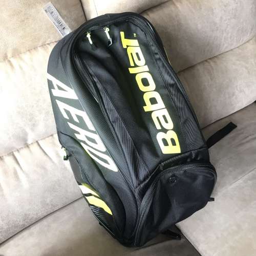 🎾 BABOLAT Pure Aero Tennis Backpack Bag BLACK 44x32x26cm NEW 全新 網球袋 🎾