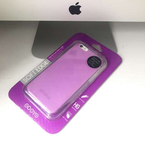 📱ODOYO Soft Edge Protective Case for iPhone 6S 6 PLUS PURPLE NEW 全新 手機 保...
