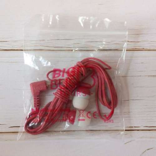 全新 紅色 Earphone 耳機