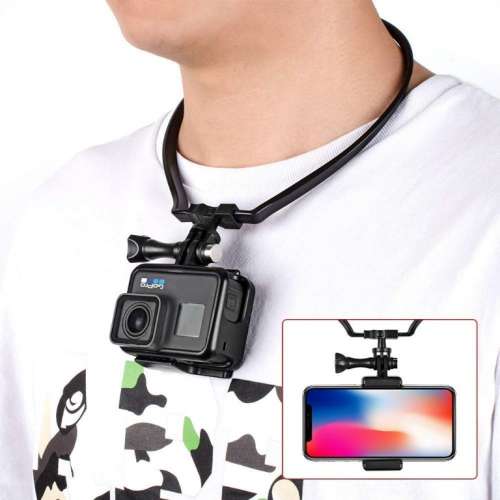 Neck Holder For GoPro Hero 12 Black / 11 Black / 10 Black / 9 Black  掛頸式拍攝...