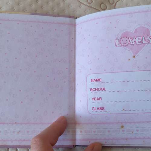 全新日記簿 筆記簿 記事簿 (有污漬)