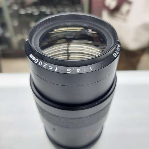 TOKURA SC AUTO 200MM F4.5 PK MOUNT LENS CLEAR