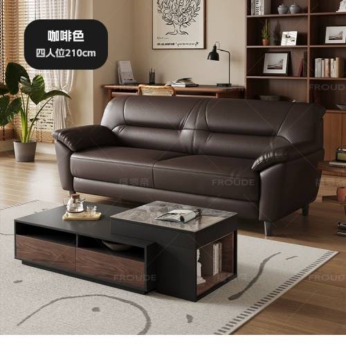 北歐簡約風真皮牛皮梳化 Sofas