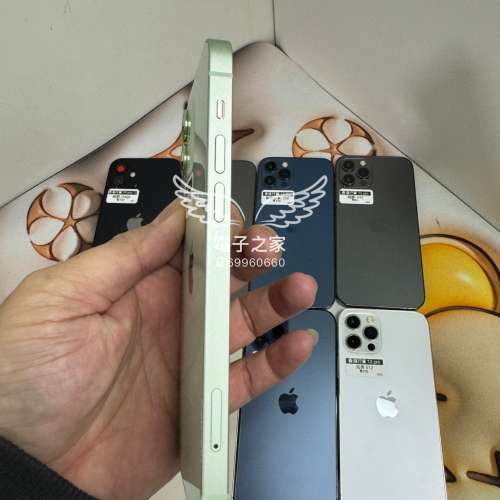 (256/512 gb 1500+五⭐好評 5G)Apple Iphone 12 pro 256 512 藍 黑 白 金 紫 綠😍  ...