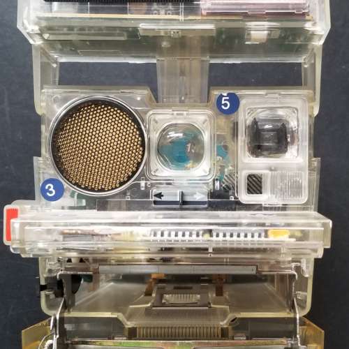 透明聲納自動對焦寶麗來TRANSPERENT POLAROID 600 LAND CAMERA 660 SONAR AUTOFOCUS