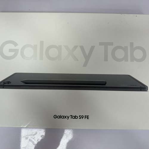 全新未開封香港行貨Samsung Tab S9 FE 6+128GB WiFi版黑色香港行貨全套