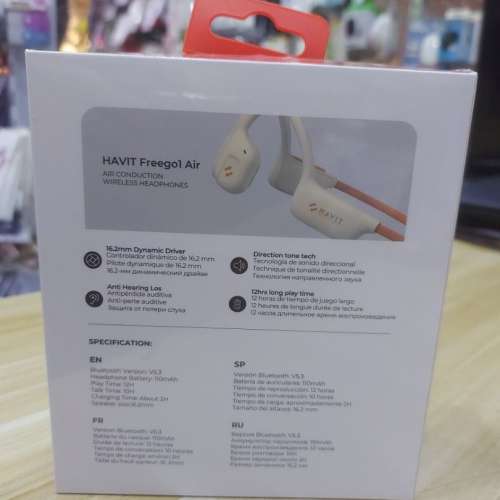 Havit Freego 1 空氣傳導無線藍牙耳機 運動型耳機