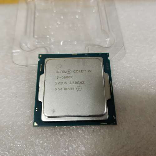 新淨Intel 6th Core i5-6600K CPU 4Cores/4Threads 連散熱- 100% WORK