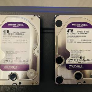 4TB WD Purple WD40EJRX （9成新）