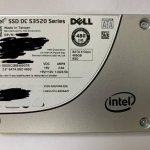 Intel ssd 480g DC S3520 100%work 有幾隻