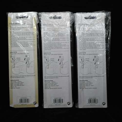 Nikon Strap 藝康 頸掛相機帶共3條 (不散賣)