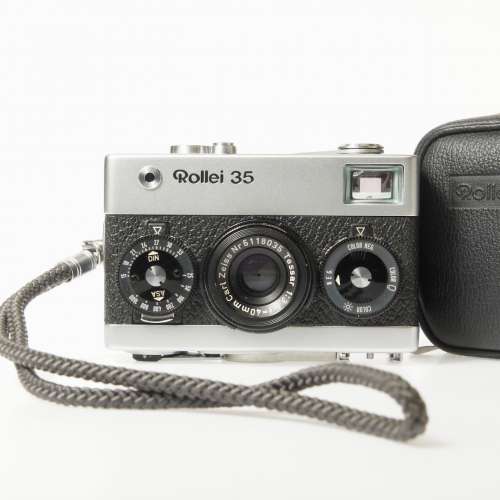 Rollei 35 chrome 324311 Camera Zeiss Tessar 40mm f3.5 Lens