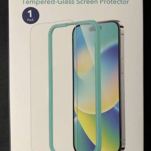 放全新 iPhone 14 Pro Max ESR Tempered-Glass Screen Protector 玻璃保護貼連安裝...