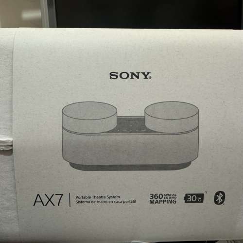 Sony 全新可攜式影院系統 HT-AX7 未開行貨