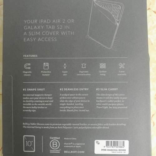 bellroy Tablet Sleeve 10"