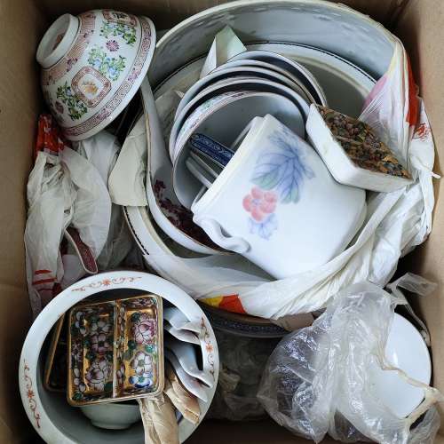 花瓶、碗、碟、匙、餐具