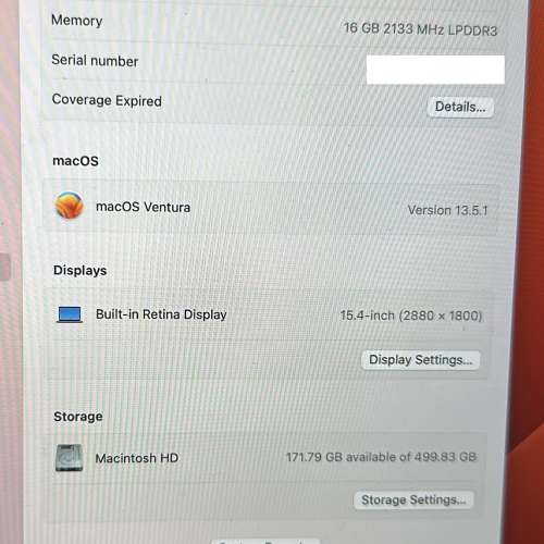 Apple MacBook Pro 15 inch 2017 16GB 512SSD Touch Bar港行