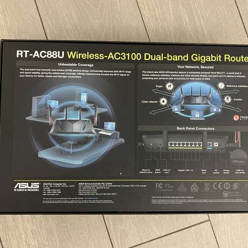 ASUS 華碩 RT-AC88U / AC 3100 無線路由器