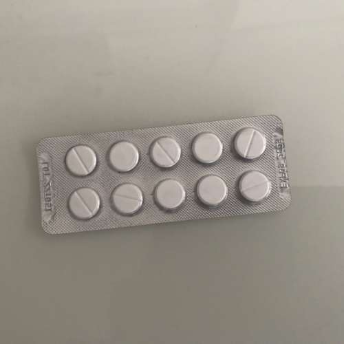 退燒止痛藥 paracetamol tablet 500mg x 10