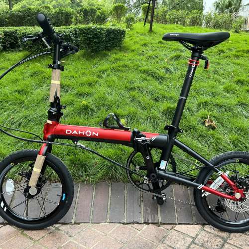 頭柱內摺版馬甲線款 大行 DAHON K3 PLUS 9速 16吋 碟剎 鋁合金 折叠車