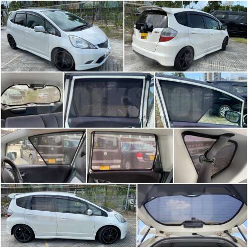 Jazz Fit全車磁石濾光窗網太陽擋