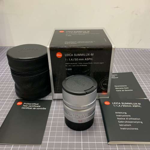 Leica Summilux-M 50mm f/1.4 ASPH (Silver) (11892)