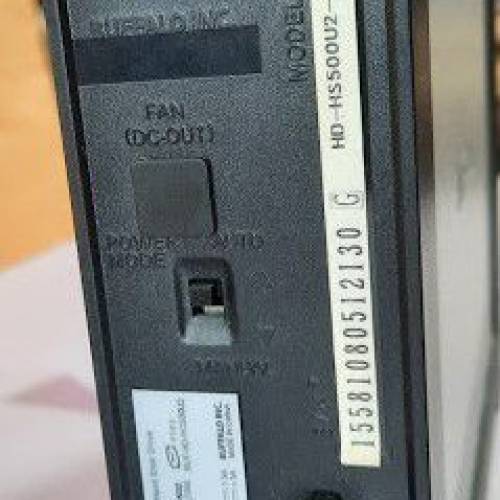 Buffalo外置硬碟500g (交收如圖)