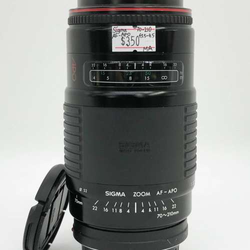 98% New Sigma AF-Apo 70-210mm F3.5-4.5自動對焦鏡頭, 深水埗門市可購買