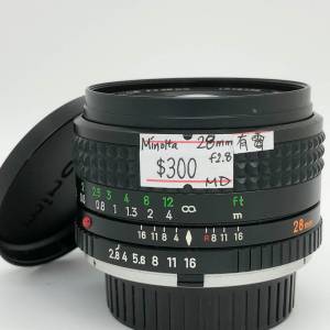 85% New Minolta 28mm F2.8手動鏡頭, 深水埗門市可購買