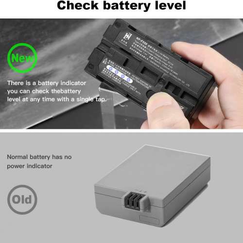 SOONPHO SONY L-Series NP-F550 / NP-F570 Type-C Input Lithium-Ion Battery  代用...