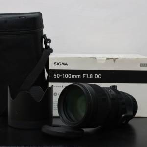 Sigma 50-100mm F1.8 DC for Canon EF mount